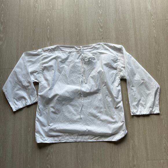 J Crew Flawed Ciel Top Womens Large White FLAWS - Picture 9 of 15